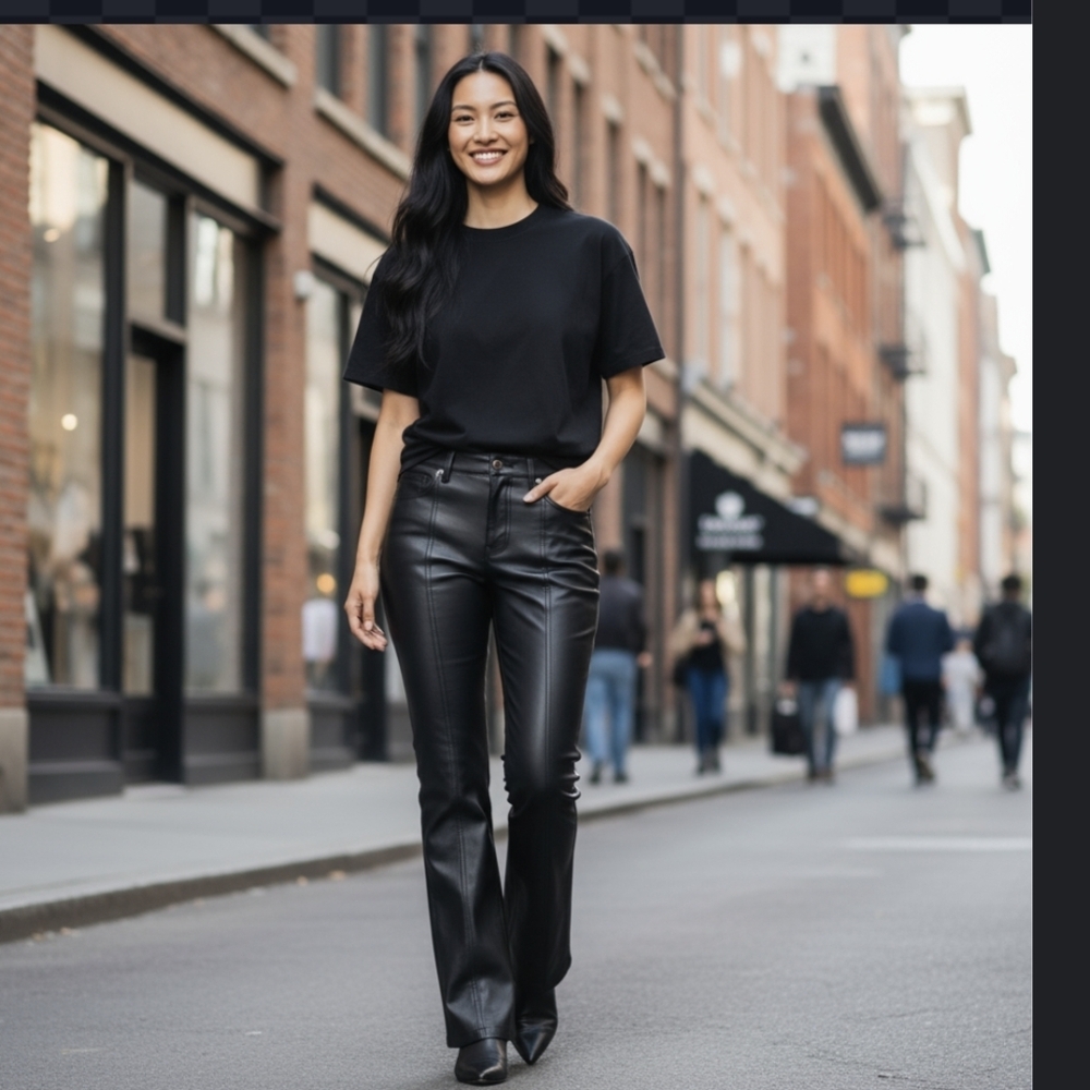Bloomingdale's Black Straight Leg Pants